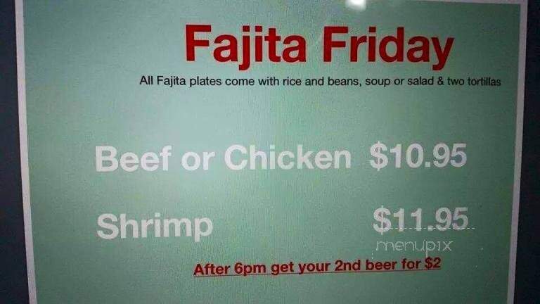 Gonzales - Willow Creek, CA menu_pic