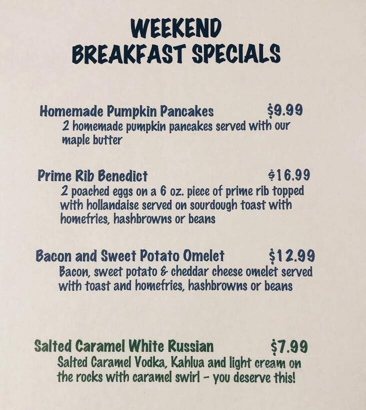 Union Diner - Laconia, NH menu_pic