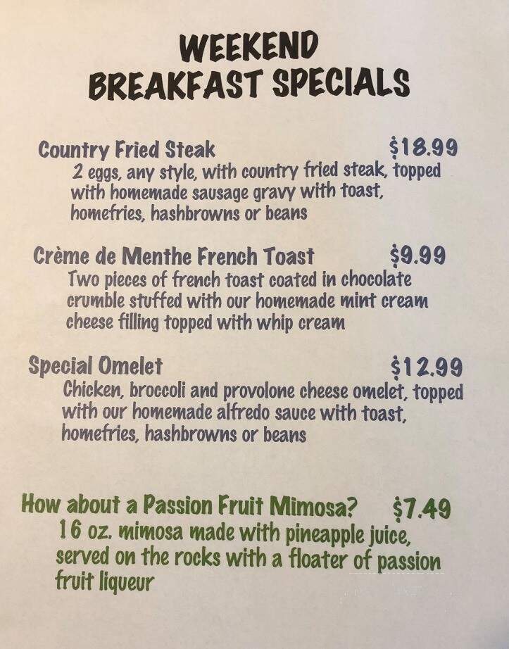 Union Diner - Laconia, NH menu_pic