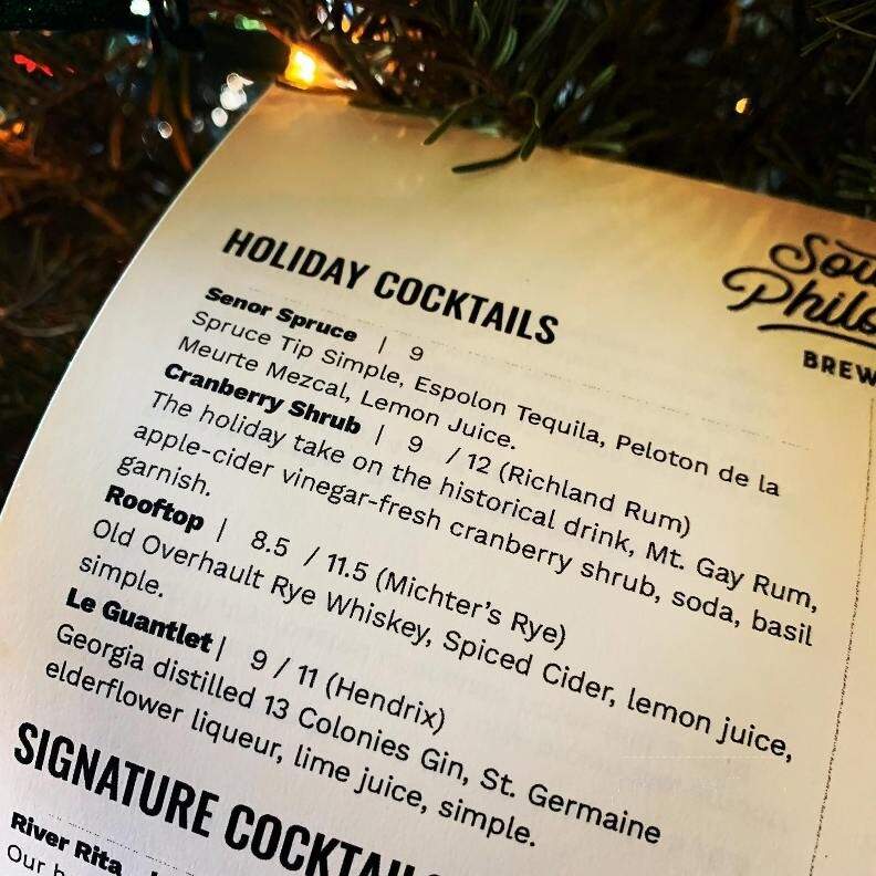 Southern Philosophy Brewing - Bainbridge, GA menu_pic