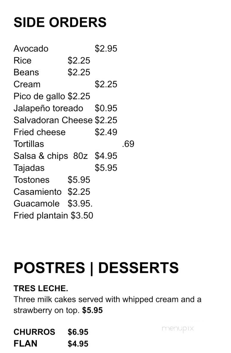 Habanero Tacos Bar & Grill - Frederick, MD menu_pic