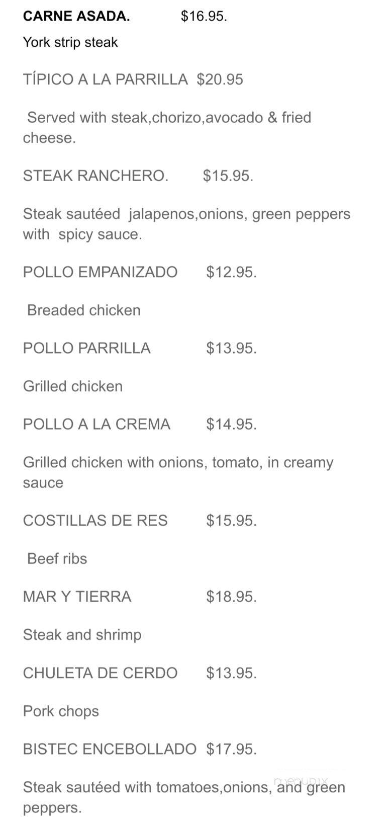 Habanero Tacos Bar & Grill - Frederick, MD menu_pic
