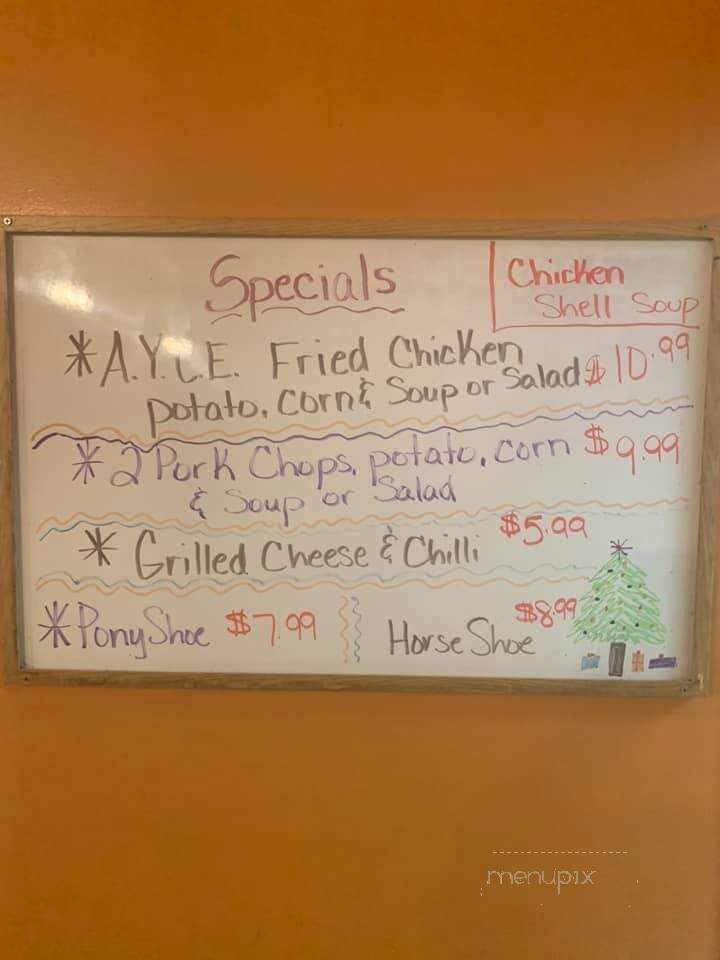 Corner cafe - Petersburg, IL menu_pic
