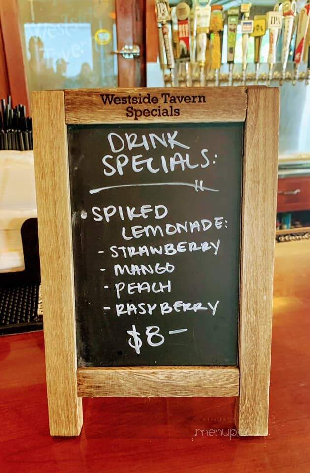 The Westside Tavern - Olympia, WA menu_pic