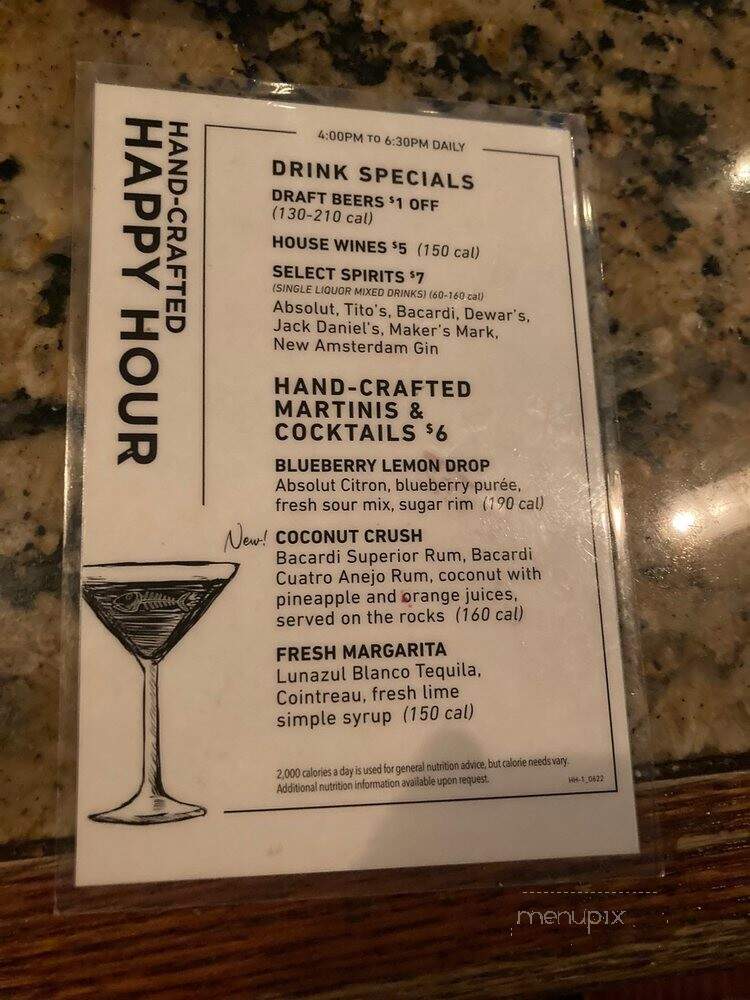 Bonefish Grill - Brandywine, MD menu_pic
