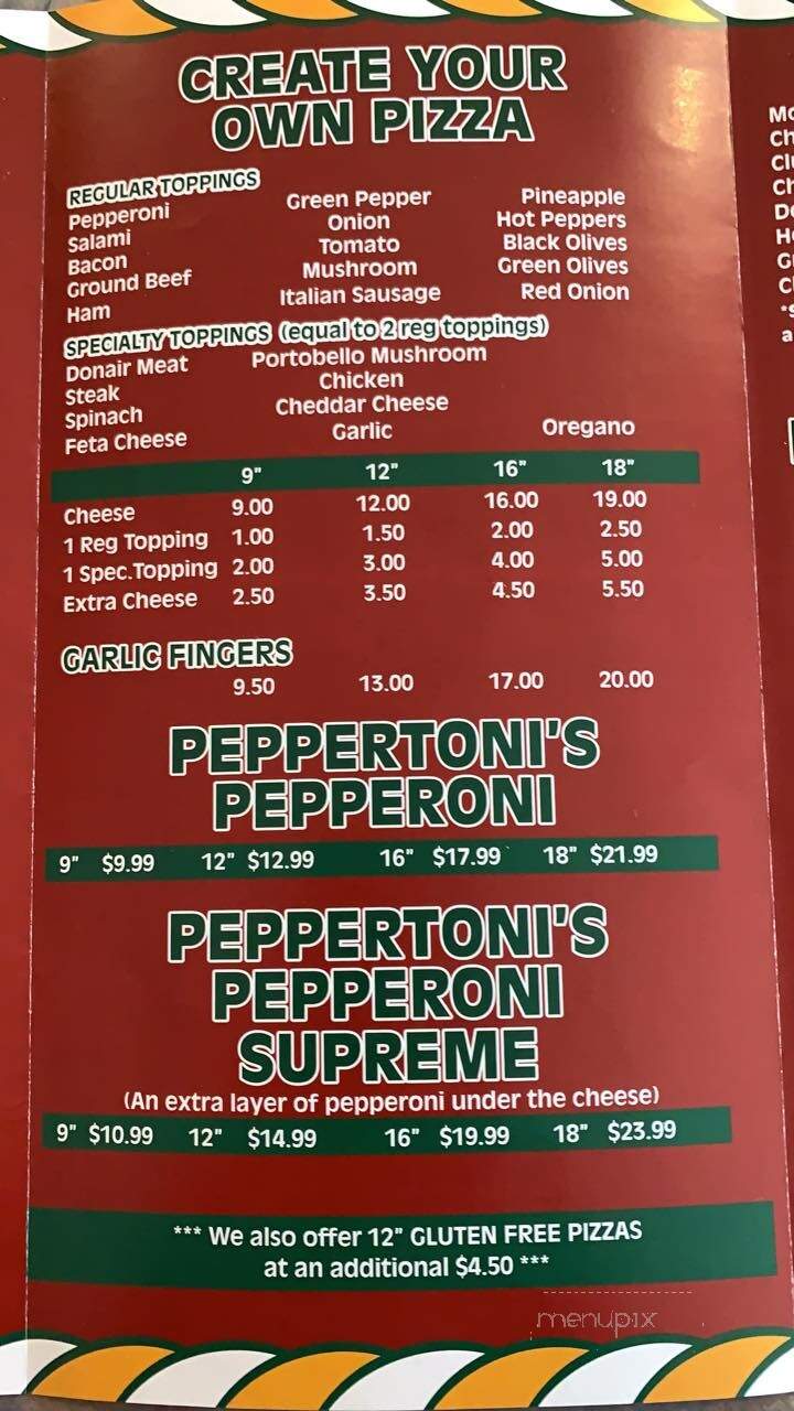 Peppertoni's - Upper Hammonds Plains, NS menu_pic