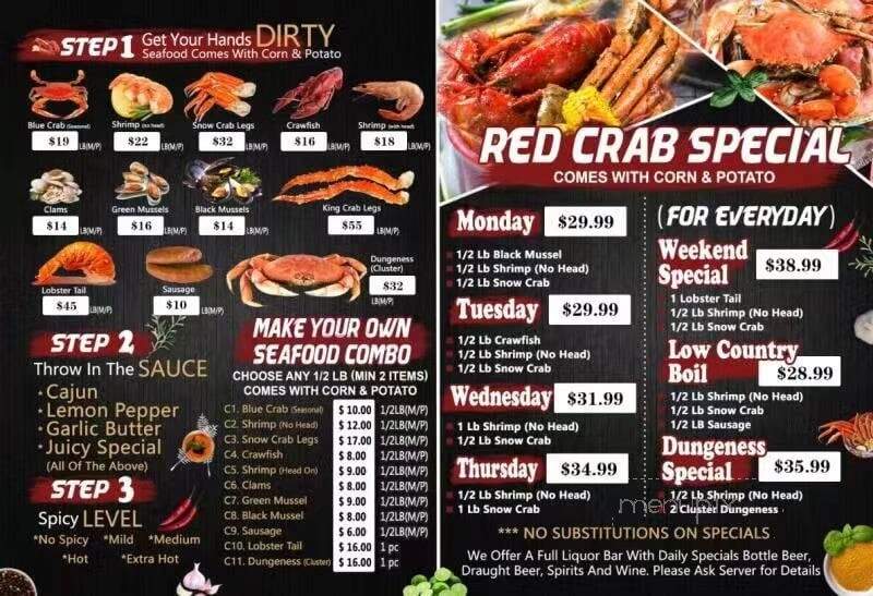 Red Crab Juicy Seafood - Charlottesville, VA