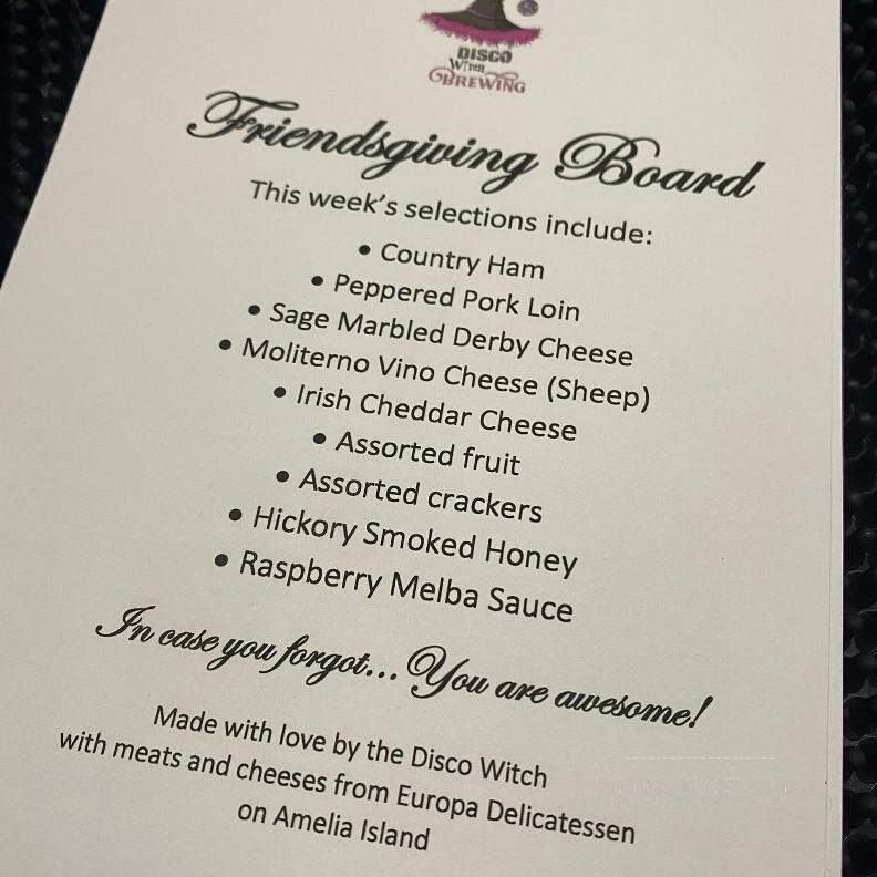 Disco Witch Brewing - Yulee, FL menu_pic