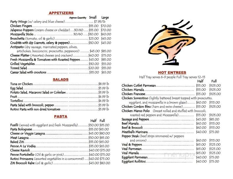 Cameron's 24/7 deli - Brewster, NY menu_pic