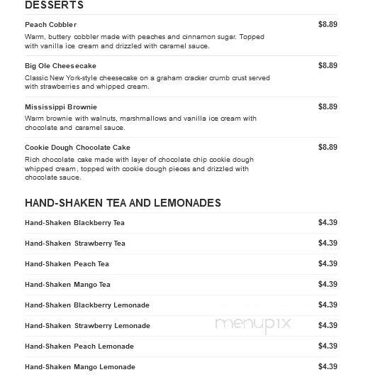 Logan's Roadhouse - Meridian, MS menu_pic