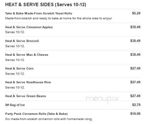 Logan's Roadhouse - Meridian, MS menu_pic