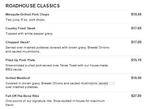 Logan's Roadhouse - Fredericksburg, VA menu_pic