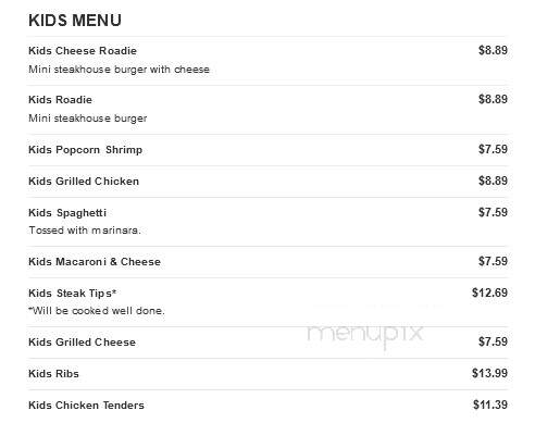 Logan's Roadhouse - Fredericksburg, VA menu_pic