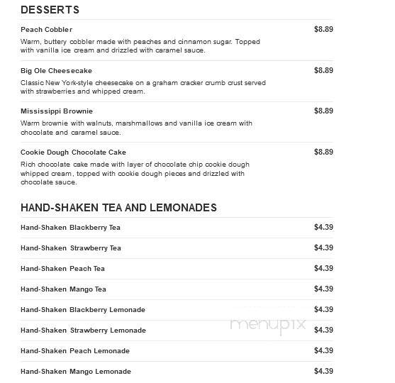 Logan's Roadhouse - Fredericksburg, VA menu_pic