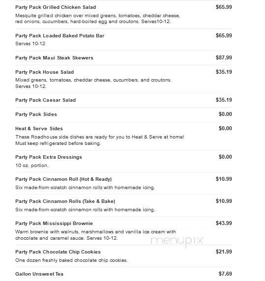 Logan's Roadhouse - Fredericksburg, VA menu_pic
