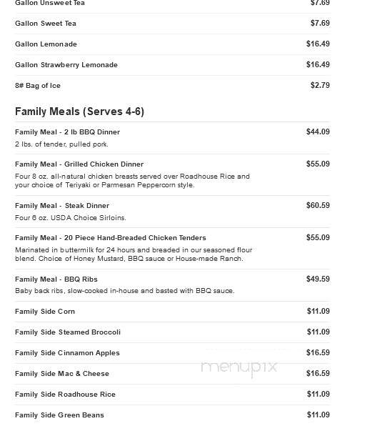 Logan's Roadhouse - Fredericksburg, VA menu_pic