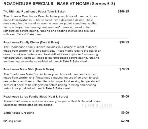 Logan's Roadhouse - Fredericksburg, VA menu_pic