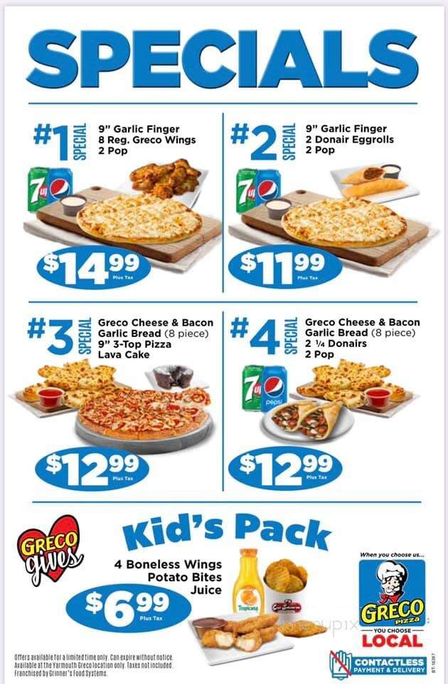 Greco Pizza - Port Aux Basques, NL menu_pic