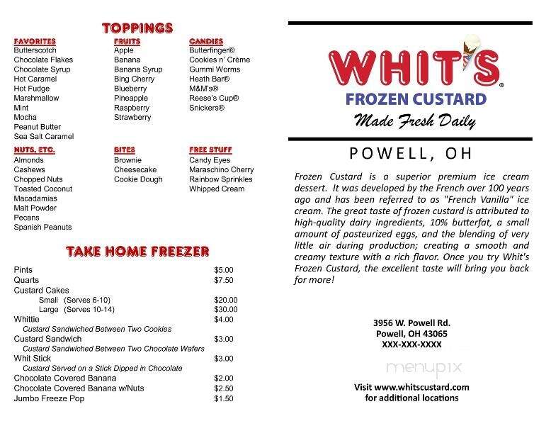 Whit's Frozen Custard - Powell, OH