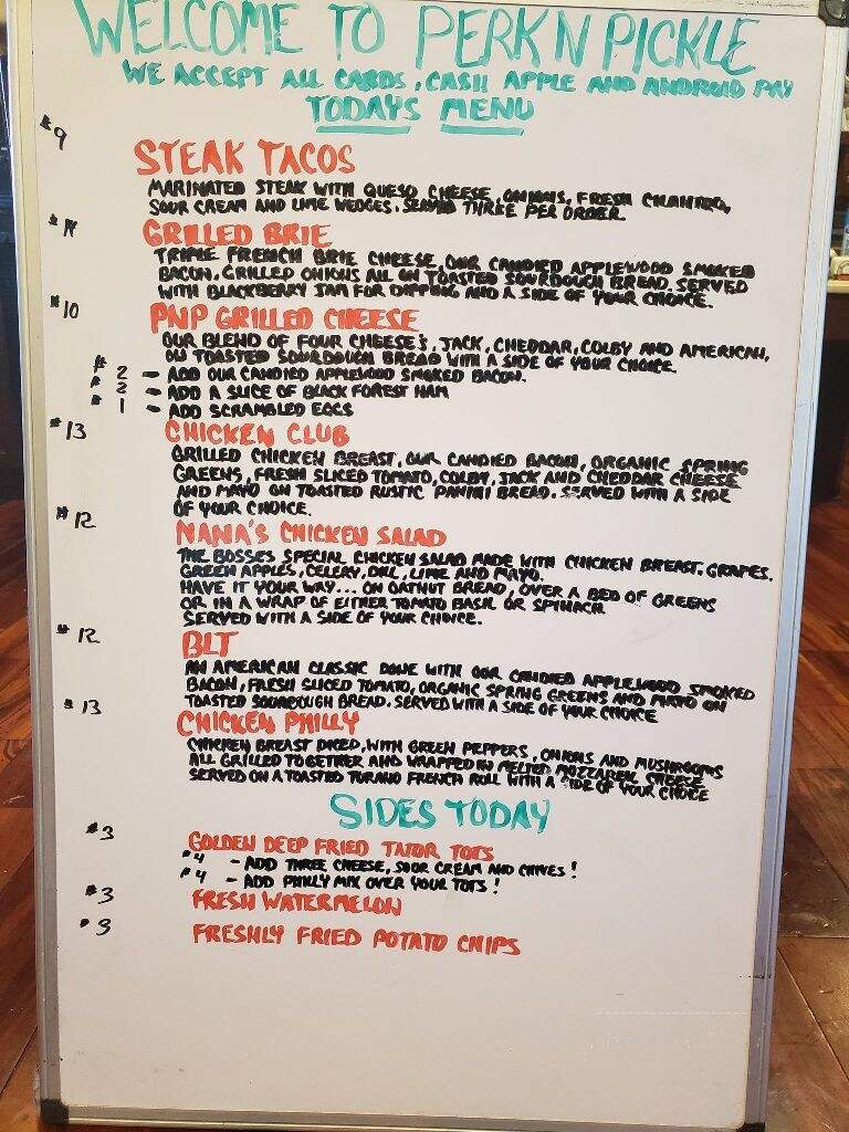 Perk N Pickle - Elgin, IL menu_pic