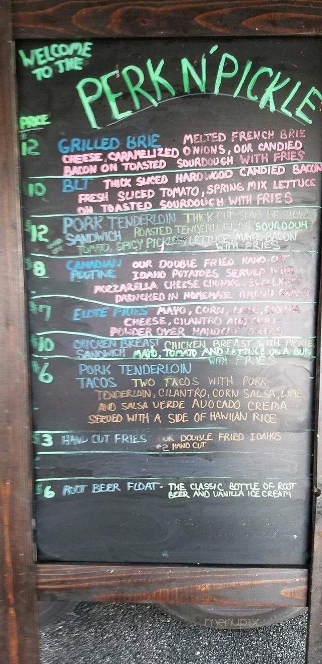 Perk N Pickle - Elgin, IL menu_pic