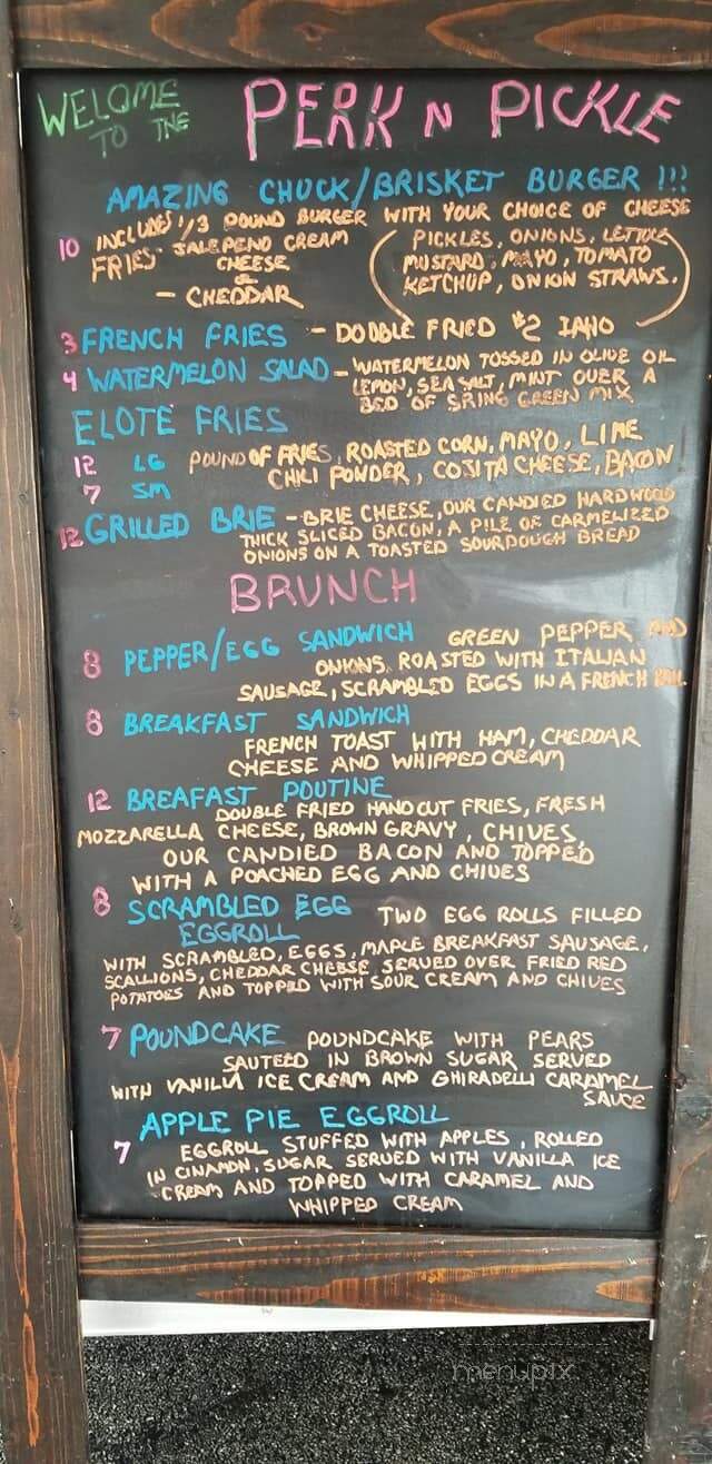 Perk N Pickle - Elgin, IL menu_pic