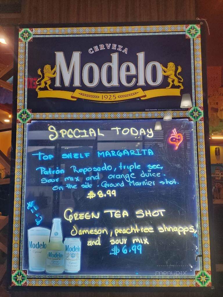 Orale's Bar & Grill - Asheville, NC menu_pic