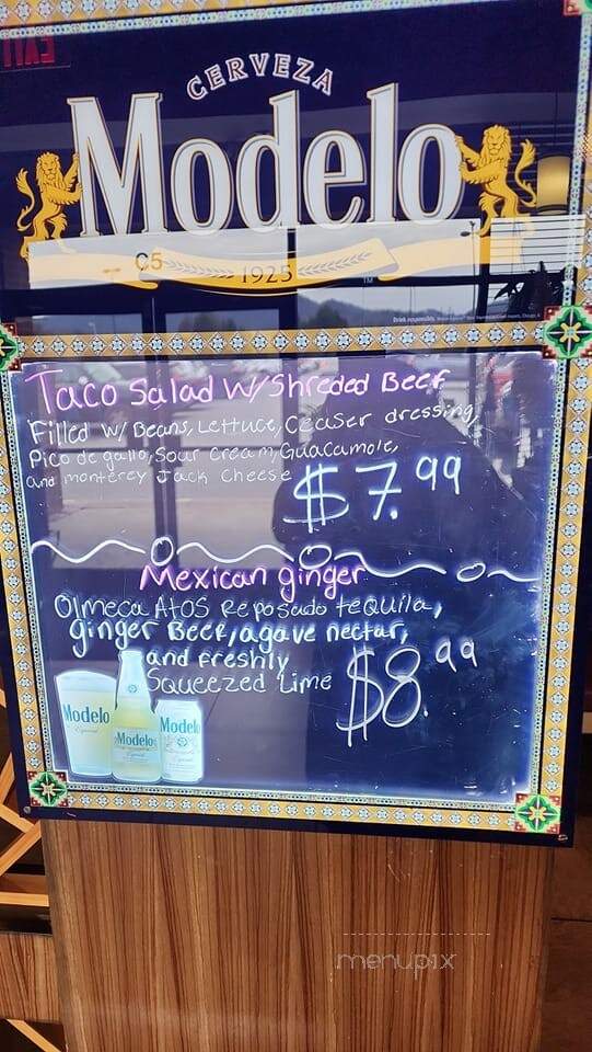 Orale's Bar & Grill - Asheville, NC menu_pic
