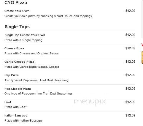 Pizza Ranch - Muskegon, MI menu_pic