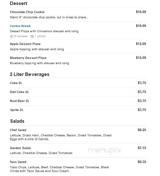 Pizza Ranch - Muskegon, MI menu_pic
