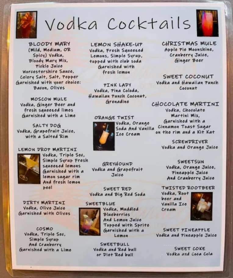 Sweetwater Distillery - Monroe City, MO menu_pic