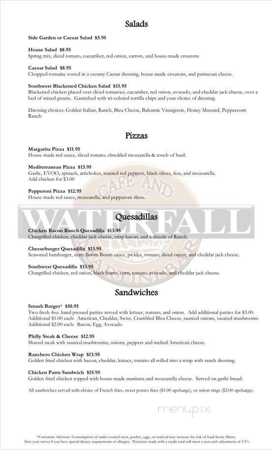 Waterfall Cafe - Harrisville, RI