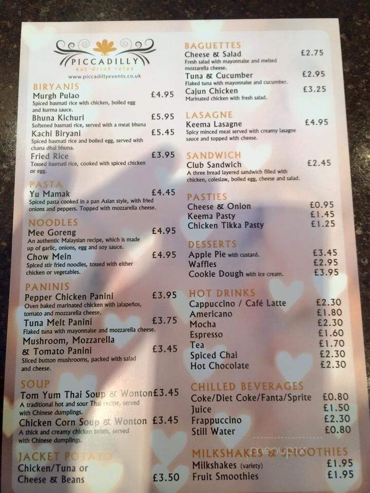 Piccadilly Cafeteria - Birmingham, AL menu_pic