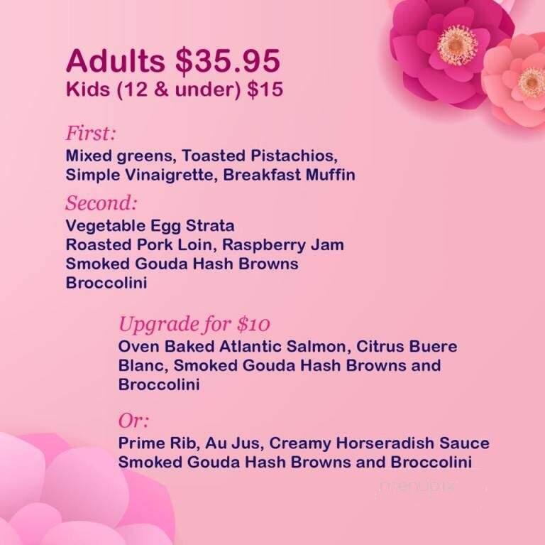 Jax Cafe - Minneapolis, MN menu_pic