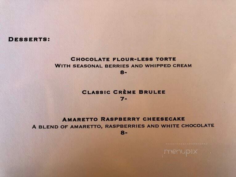 Bijou Bistro - Eau Claire, WI menu_pic
