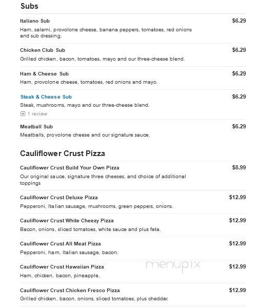 Marco's Pizza - Thomasville, NC menu_pic