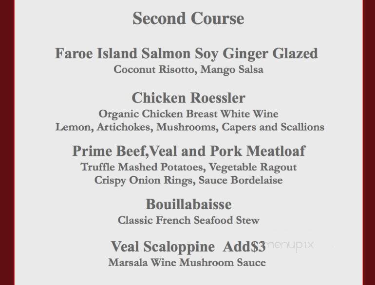 Roessler's - Sarasota, FL menu_pic