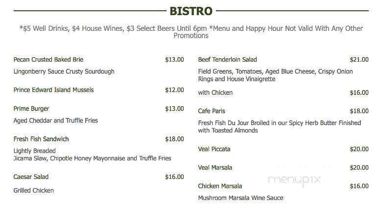 Roessler's - Sarasota, FL menu_pic