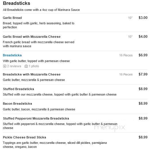 Papa Mineo's Pizza - Wayland, MI menu_pic