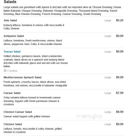 Papa Mineo's Pizza - Wayland, MI menu_pic