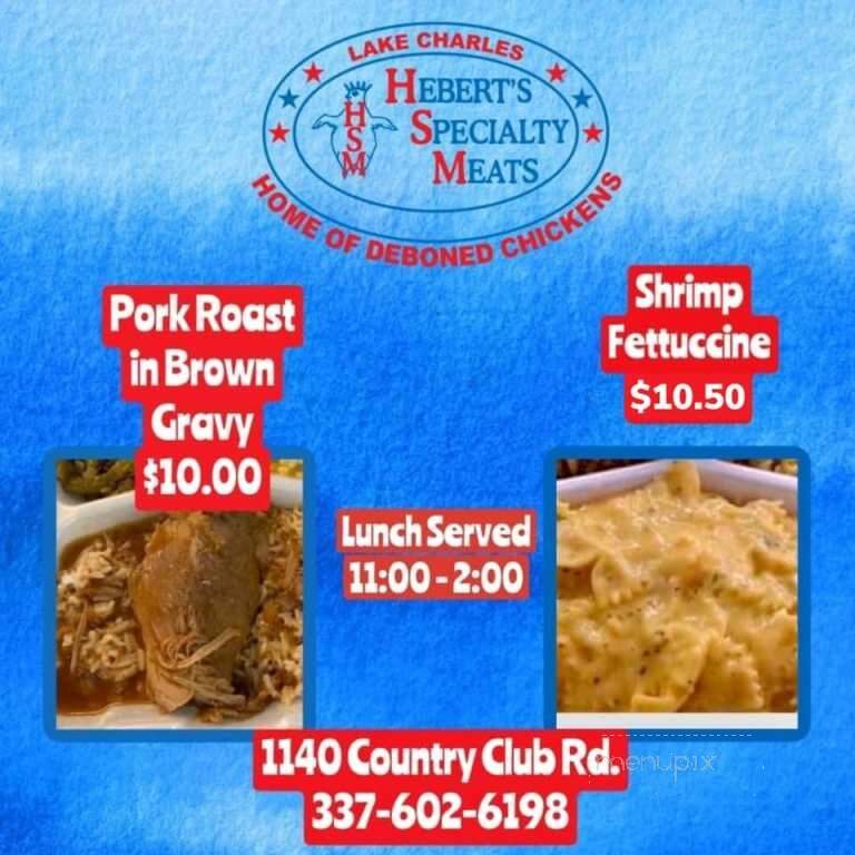 Hebert's Specialty Meats - Lake Charles, LA