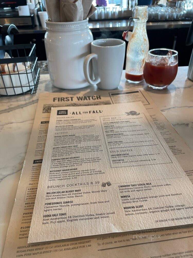 First Watch - Naperville, IL menu_pic