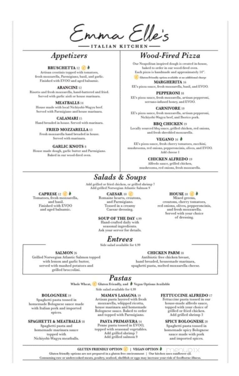 Emma Elle's Italian Kitchen - Yukon, OK