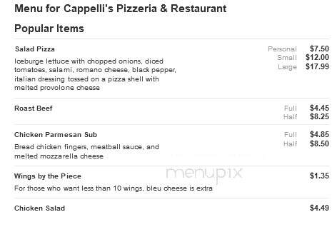 Cappelli's Pizzeria - Orchard Park, NY