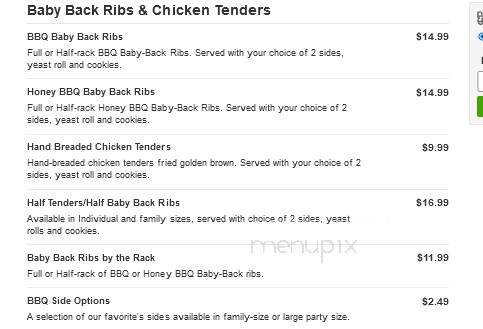 Golden Corral - Taylor, MI menu_pic