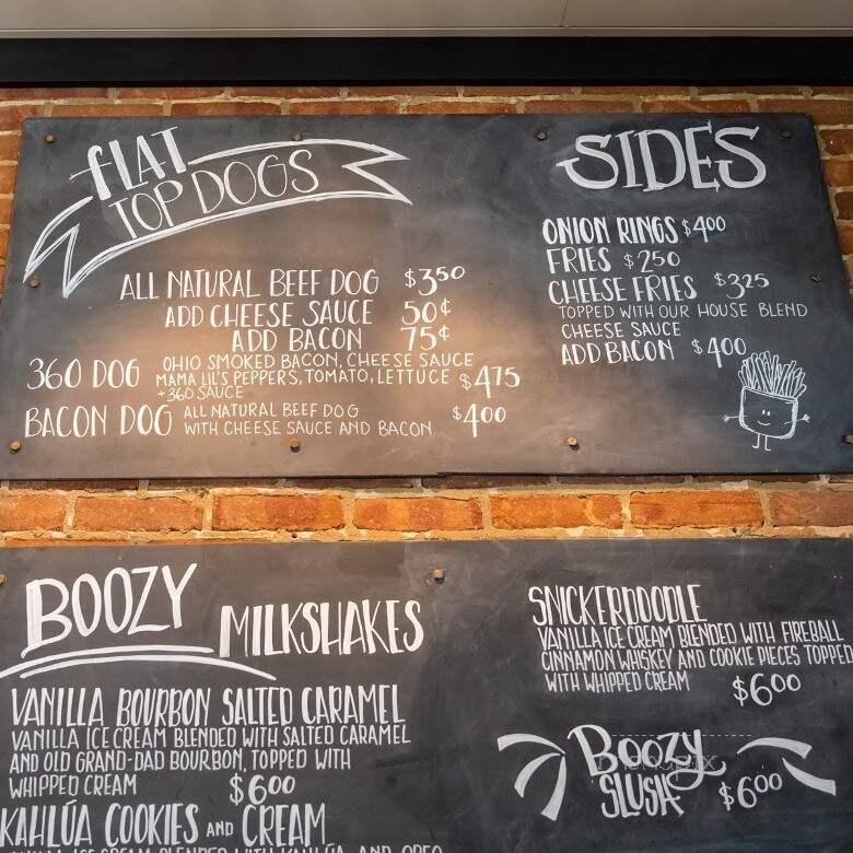 360 Burger - Cambridge, OH menu_pic