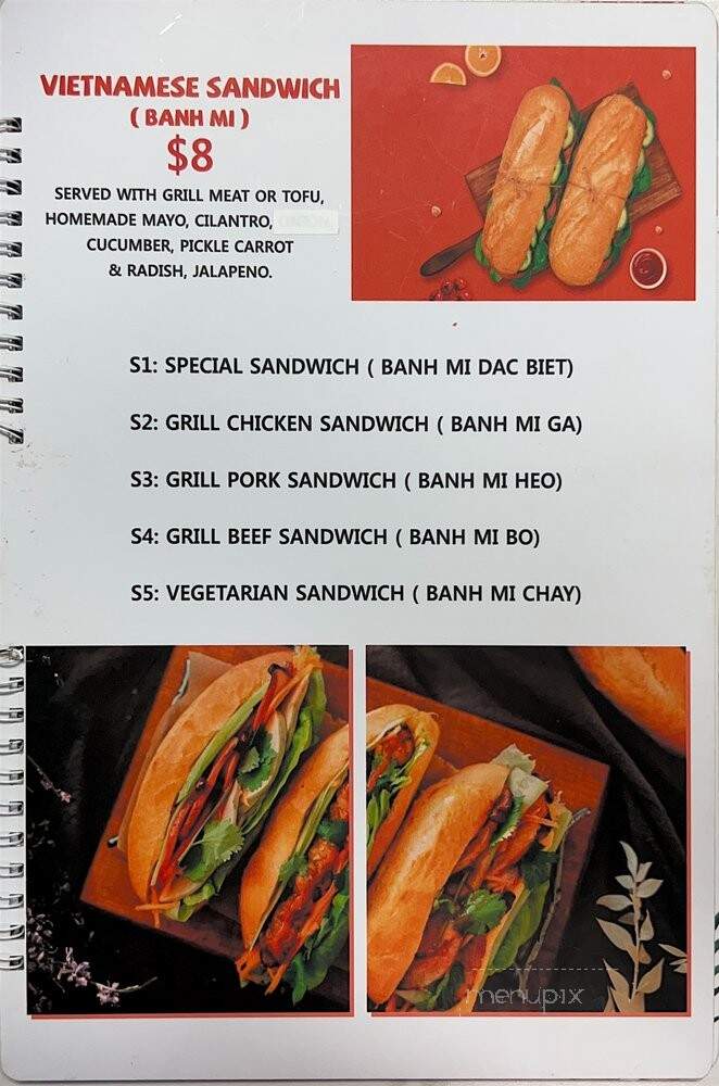 Ruby Pho and Deli - Vancouver, WA menu_pic