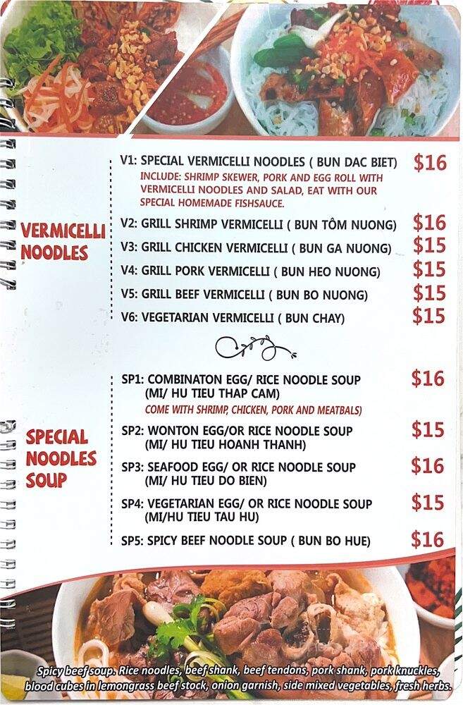 Ruby Pho and Deli - Vancouver, WA menu_pic