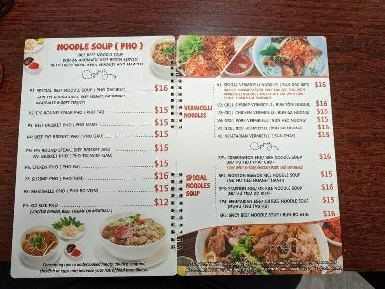 Ruby Pho and Deli - Vancouver, WA menu_pic