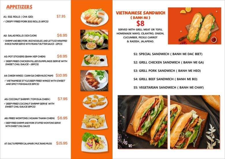 Ruby Pho and Deli - Vancouver, WA menu_pic